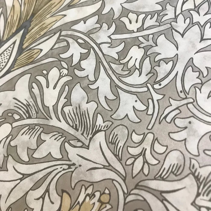 Sample - Snakeshead Wallpaper - Morris - Stone/Cream
