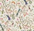 Sample - Songbirds - Pearl - Custom Sized Wallpaper Mural (per m2)