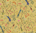 Sample - Songbirds - Saffron - Custom Sized Wallpaper Mural (per m2)