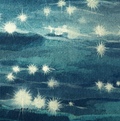 Sample - Sparkling Sea - Custom sized wallpaper mural (per/m2)