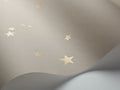 Sample - Stars Wallpaper - Cole and Sons - Linen/Gold