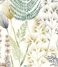 Sample - Summer Ferns Wallpaper - Earth Organic