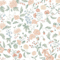 Sample - Till Karin Wallpaper - Sandberg - Spring Green