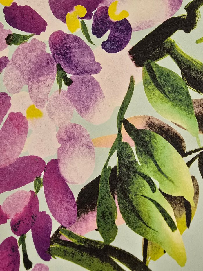 Sample - Trailing Wisteria - Hybrid Mural - Amethyst