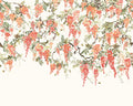 Sample - Trailing Wisteria - Hybrid Mural  - Peach