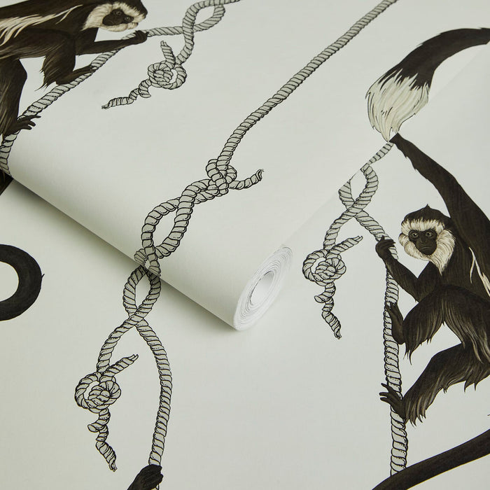 Sample - Troop Monkey Hybrid Mural Wallpaper - House of Hackney - Birch
