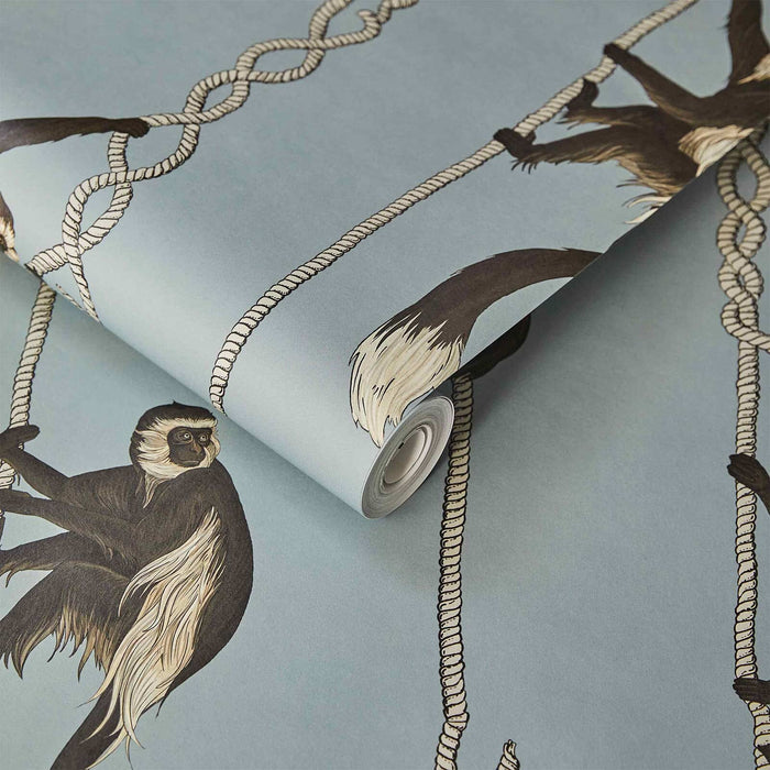 Sample - Troop Monkey Hybrid Mural Wallpaper - House of Hackney - Dusk