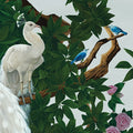 Sample - Vera's Garden - Peacock Wallpaper - Powder Blue
