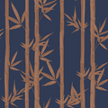 Sample - Waya Bamboo Wallpaper - Dark Blue