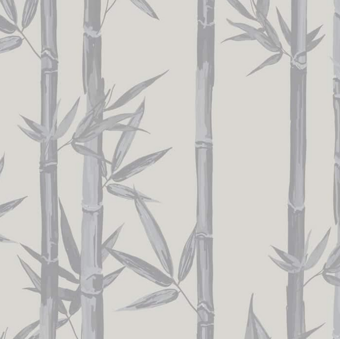 Sample - Waya Bamboo Wallpaper - Grey