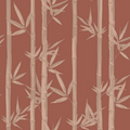 Sample - Waya Bamboo Wallpaper - Red
