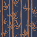 Sample - Waya Luxe Bamboo Wallpaper - Dark Blue