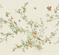 Sample - Whispering Blooms - Custom Sized Wallpaper Mural (per m2) - Spring Green