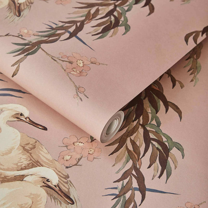 Sample - Zeus Hybrid Mural Wallpaper - House of Hackney - Blush