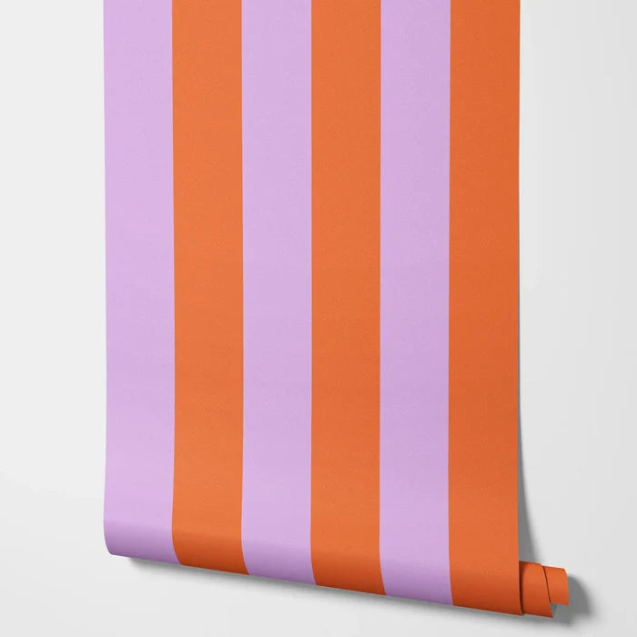 Sample -Candy Stripes Wallpaper - Peel and Stick