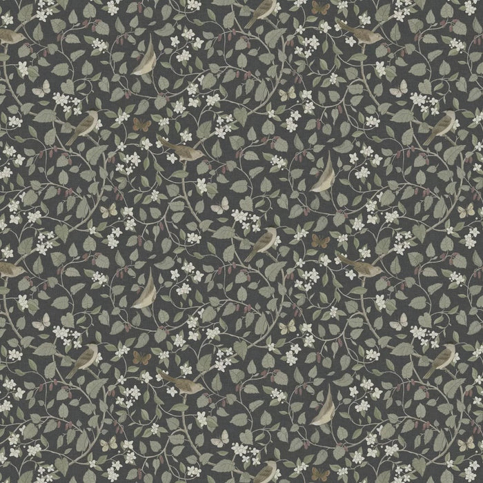 Sangfaglar Wallpaper - Charcoal