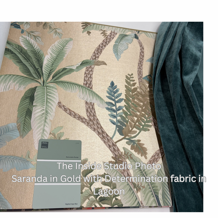 Saranda – Palm Oasis Wallpaper – Gold