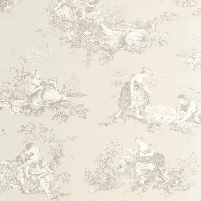 Scène d'été Wallpaper - Beige Iin