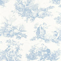 Scène d'été Wallpaper - Bleu Porcelaine