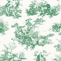 Scène d'été Wallpaper - Vert Empire