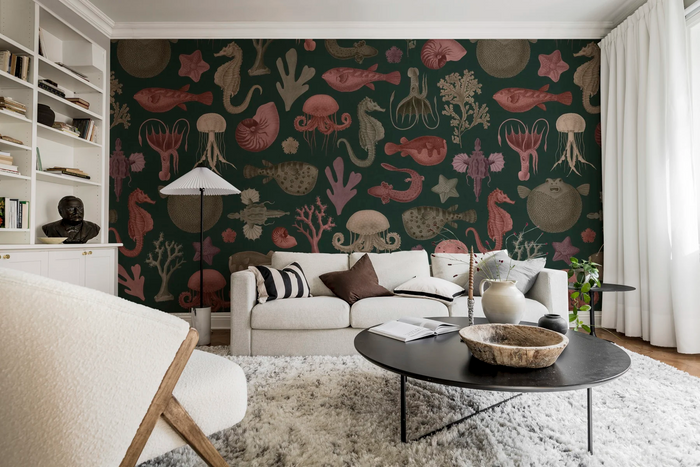 Sea Life - Ocean - Custom Sized Wallpaper Mural (per m2)