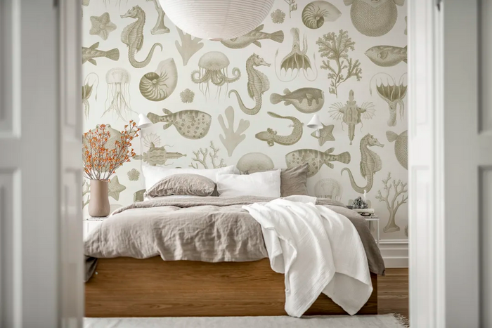 Sea Life - Sand - Custom Sized Wallpaper Mural (per m2)
