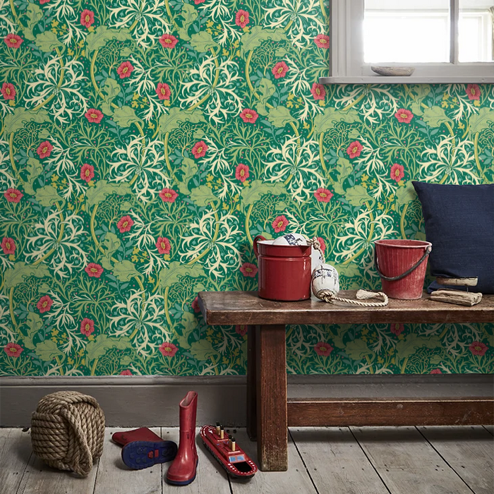 Seaweed Garden Wallpaper - Ohpopsi - Emerald