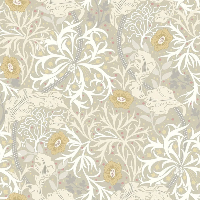 Seaweed Garden Wallpaper - Ohpopsi - Fossil Grey