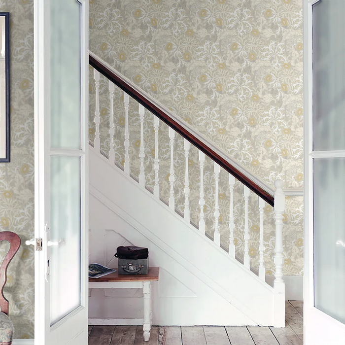 Seaweed Garden Wallpaper - Ohpopsi - Fossil Grey