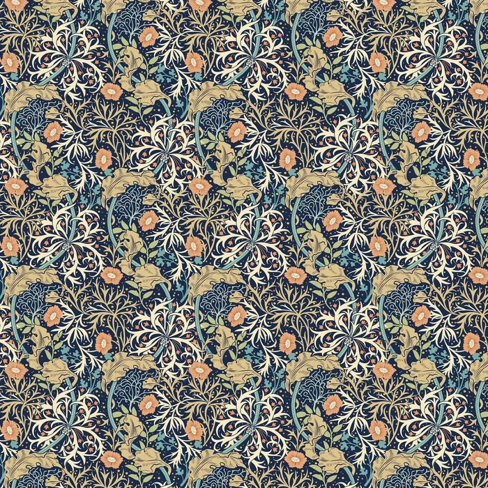 Seaweed Garden Wallpaper - Ohpopsi - Navy
