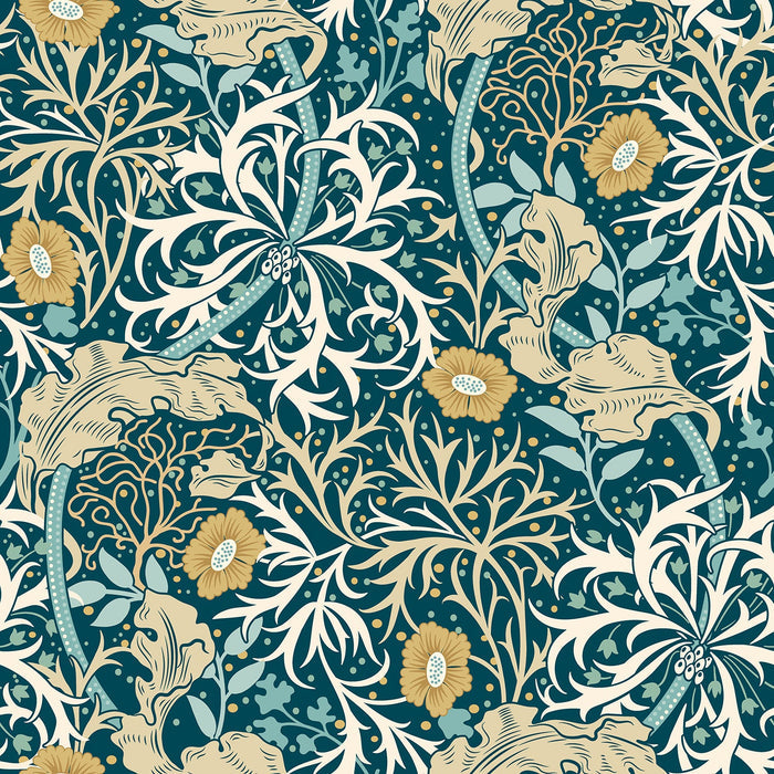 Seaweed Garden Wallpaper - Ohpopsi - Petrol
