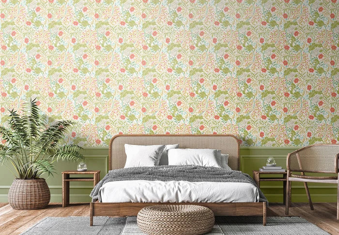 Seaweed Garden Wallpaper - Ohpopsi - Rose Pink