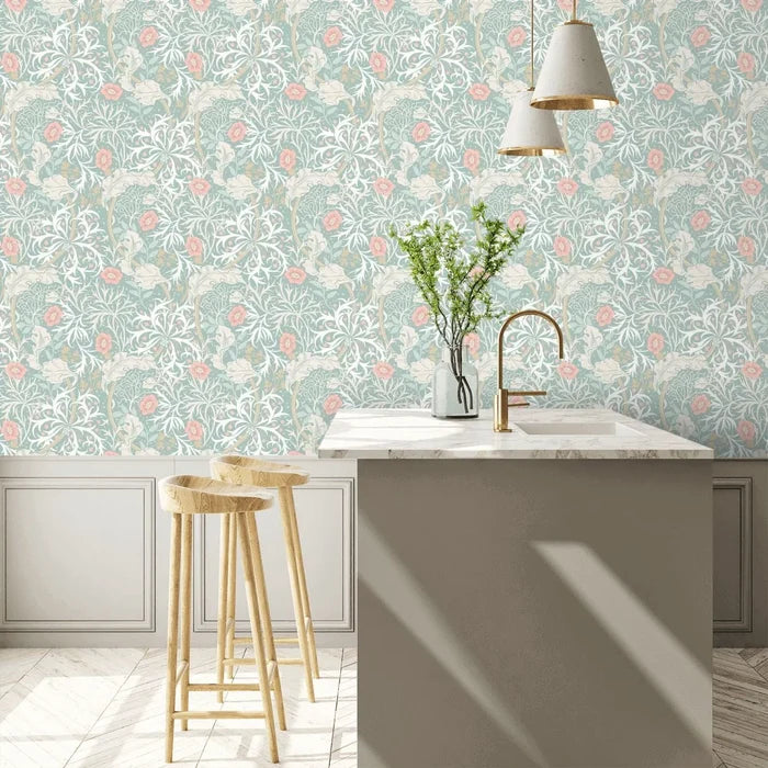 Seaweed Garden Wallpaper - Ohpopsi - Seafoam