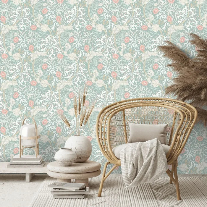 Seaweed Garden Wallpaper - Ohpopsi - Seafoam