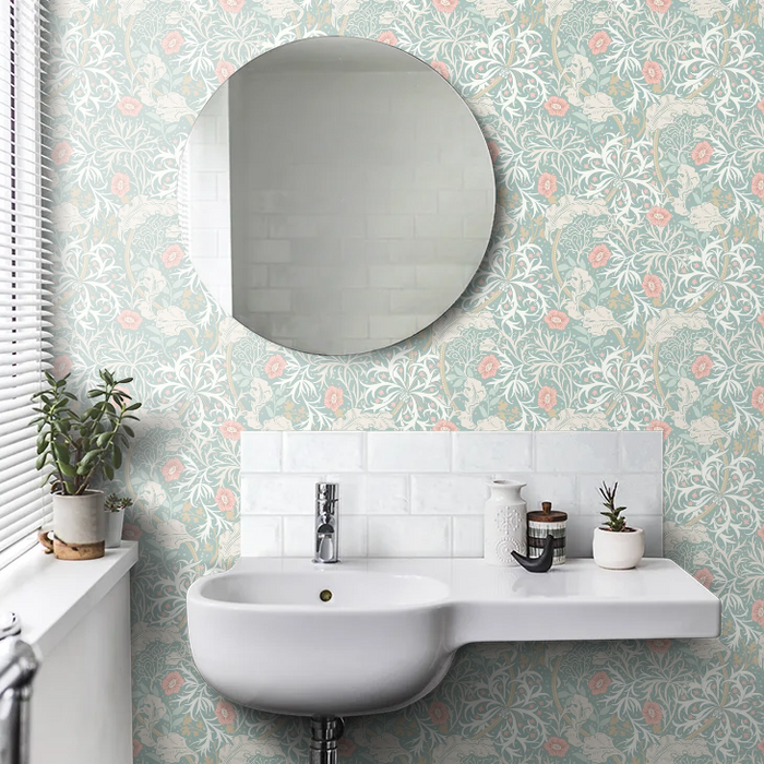 Seaweed Garden Wallpaper - Ohpopsi - Seafoam