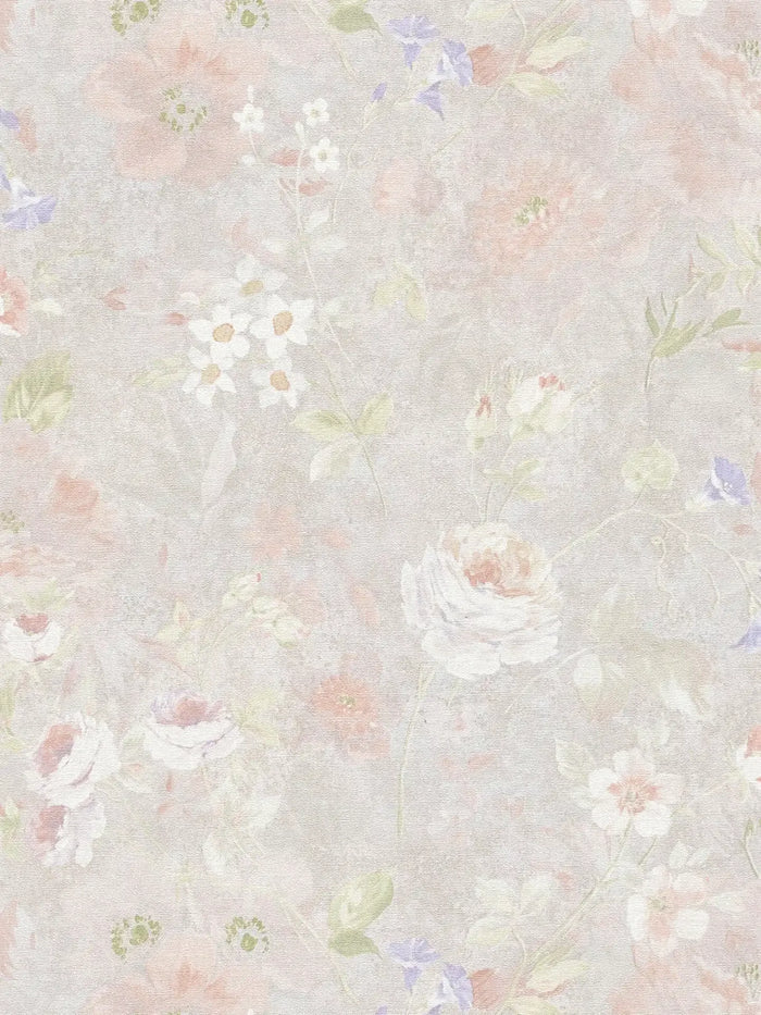 Secret Garden - Floral Wallpaper - Pink
