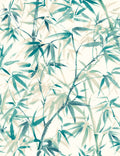 Shadow Bamboo Wallpaper - Peacock