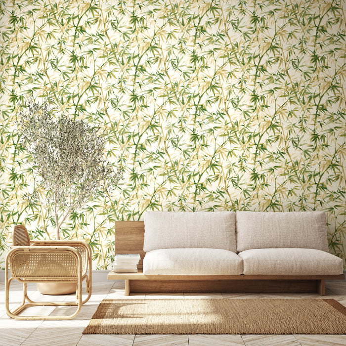 Shadow Bamboo Wallpaper - Willow