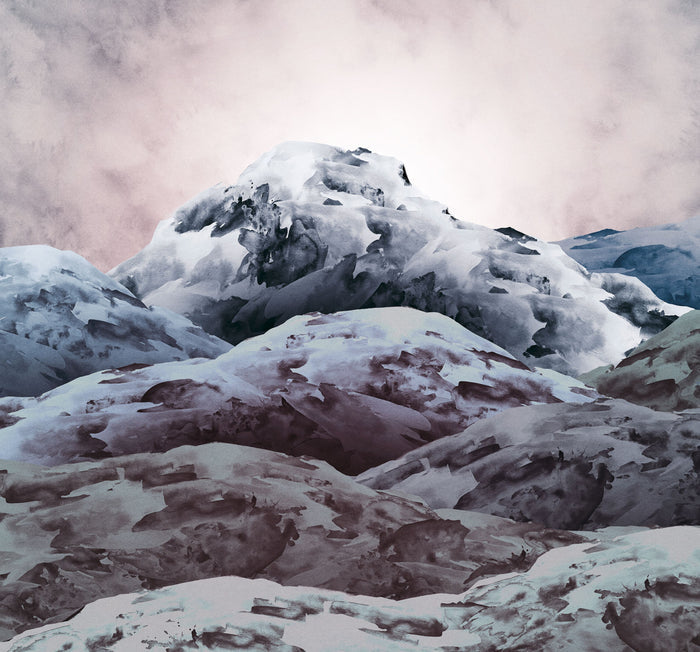 Shadow Mountain - Custom Sized Mural Wallpaper (per m2)