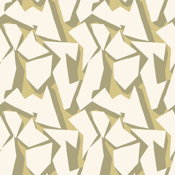 Shatter Wallpaper - Olive Oil