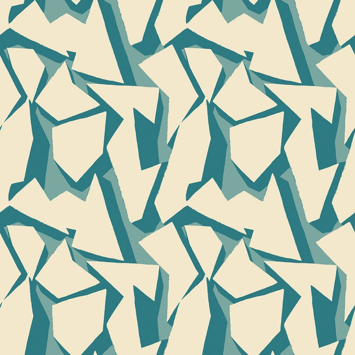 Shatter Wallpaper - Teal