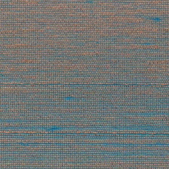 Silk Road Wallpaper - 100% Silk - Blue on gold