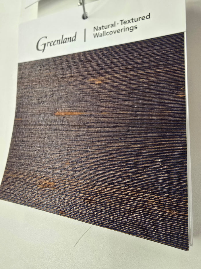 Silk Road Wallpaper - 100% Silk - Purple & Apricot.