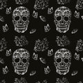 Skulls & Butterflies Custom Mural Wallpaper (per m²)