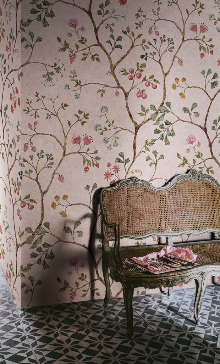 Song Tree - Cherry - Custom Sized Wallpaper Mural (per m2)