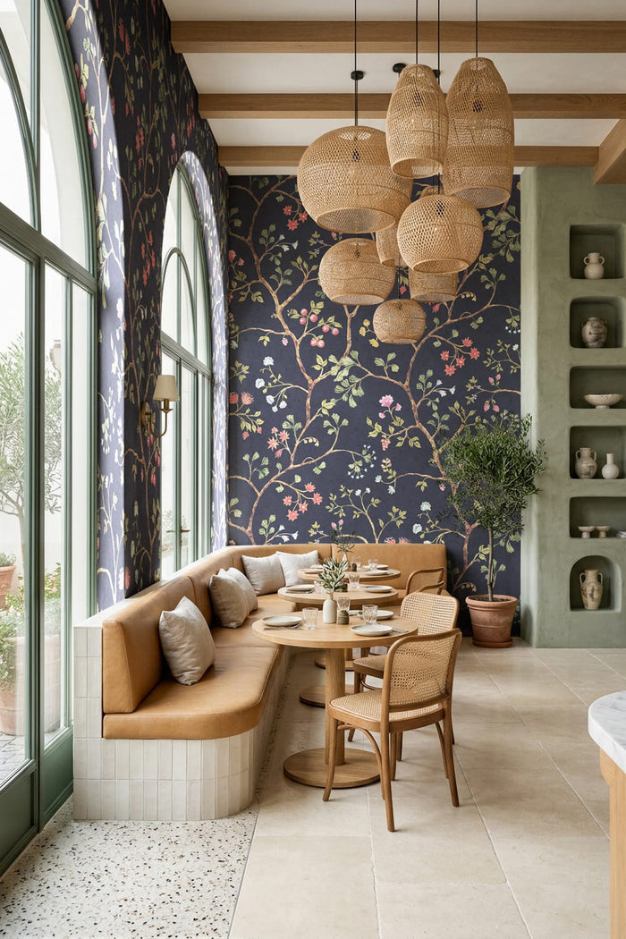 Song Tree - Lush - Custom Sized Wallpaper Mural (per m2)