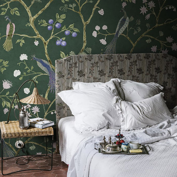 Songbirds - Forest - Custom Sized Wallpaper Mural (per m2)