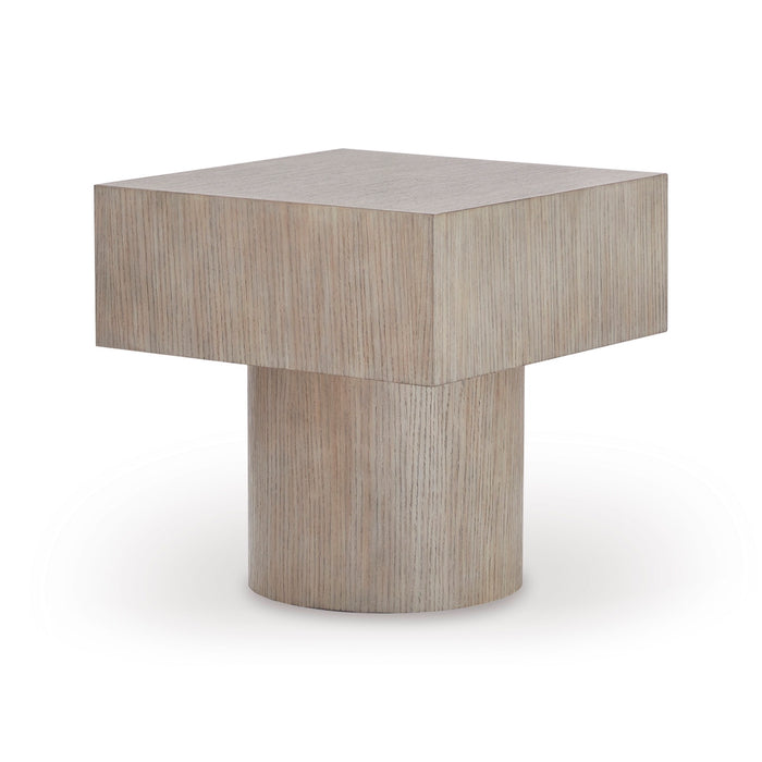 Square Grayish Brown End Table - Adams Furniture