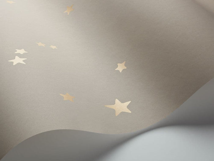 Stars Wallpaper - Cole and Sons - Linen/Gold