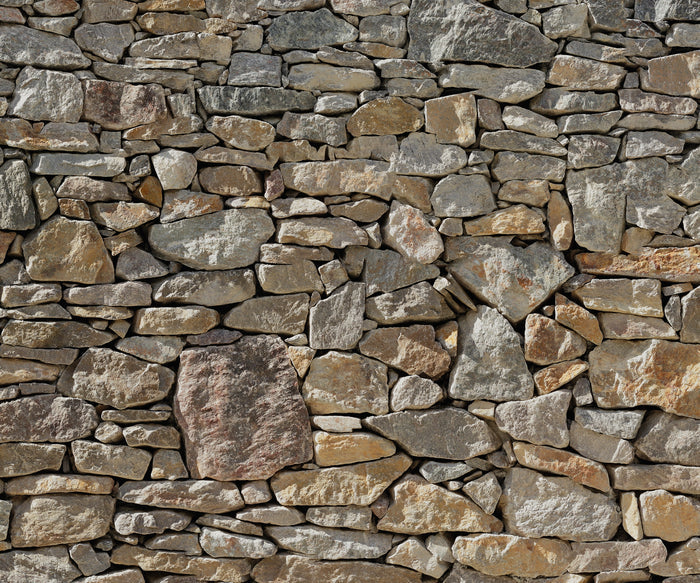 Stone Wall - Custom Sized Wallpaper Mural (per m2)